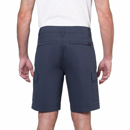 Wearfirst Men’s Classic Fit Stretch Lightweight Cargo Short (Blue, 30)