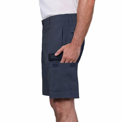 Wearfirst Men’s Classic Fit Stretch Lightweight Cargo Short (Blue, 30)