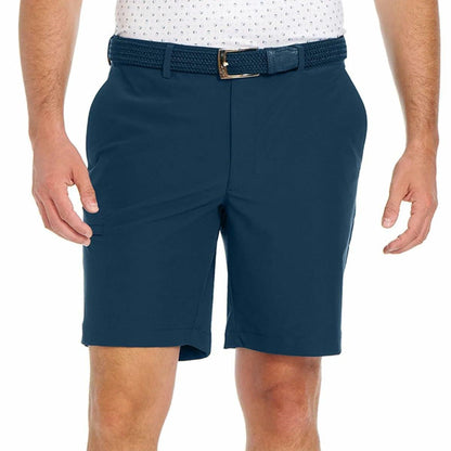 Greg Norman Men’s Stretch Flat Front Lightweight Short - 4-Way Stretch Fabric (Blue,30)