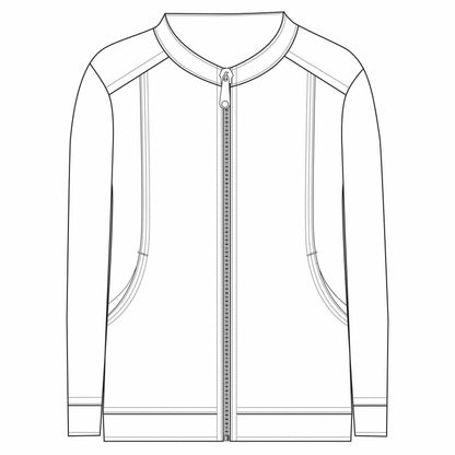 Natural Uniforms Women's Ultra Soft Stretch Zip Up Scrub Jacket (Black, Medium)