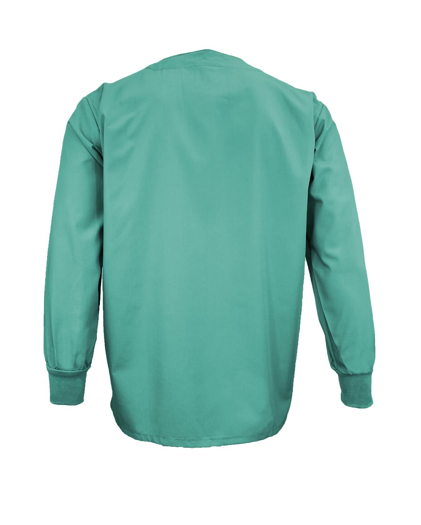 Natural Uniforms Warm Up Scrub Jacket-Surgical Green-X-Large