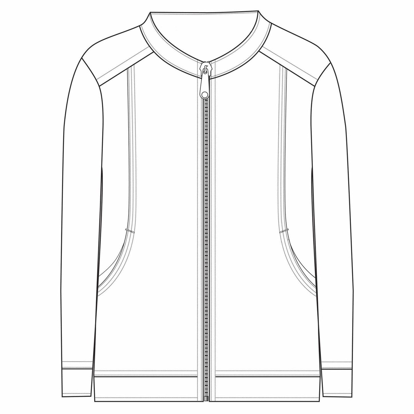 Natural Uniforms Women's Ultra Soft Stretch Zip Up Scrub Jacket (Red, Large)