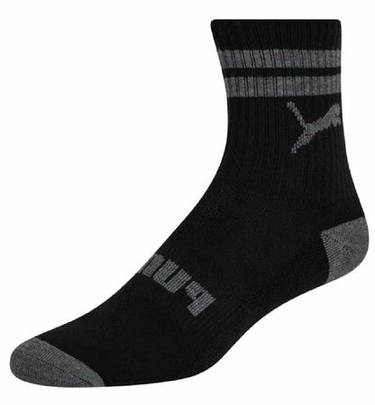 Puma Boys Low Crew Socks, 10 pairs, Kids Size 9-3.5