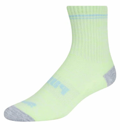 PUMA Girls Low Crew Socks, 10 pairs, Youth Size 4-9.5