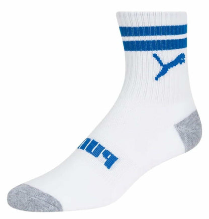 Puma Boys Low Crew Socks, 10 pairs, Youth Size 4-9.5