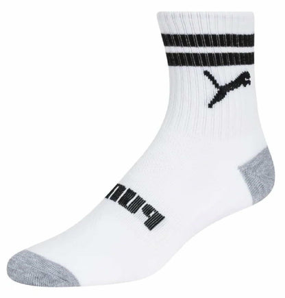 Puma Boys Low Crew Socks, 10 pairs, Kids Size 9-3.5
