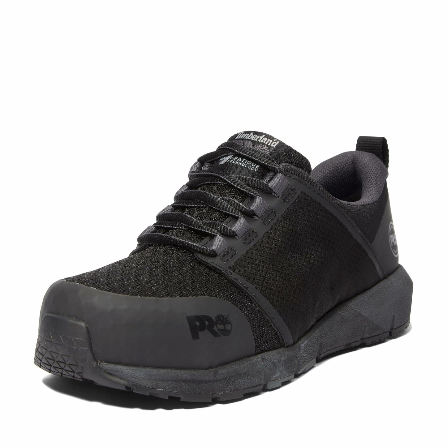 Timberland PRO Women's Radius Composite Safety Toe Static Dissipative Industrial Athletic Work Shoe, Black/Grey-2024 New, 8M