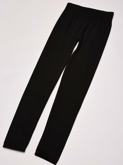 32 Degrees Women's 2 Pack Performance Ultra Light Thermal Baselayer Legging Pant, Black/Black, Large