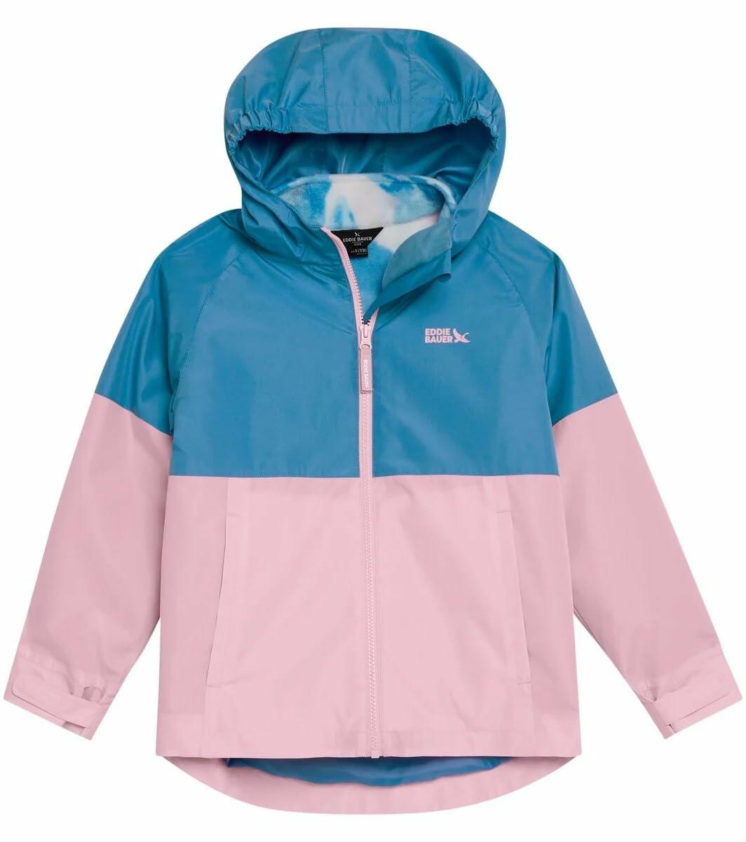 Eddie Bauer Youth Lone Peak 3 in 1 Jacket (US, Alpha, Medium, Regular, Vintage Pink)