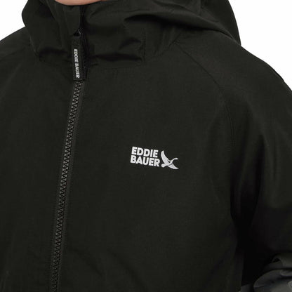 Eddie Bauer Youth Lone Peak 3 in 1 Jacket (US, Alpha, Medium, Regular, Black Onyx)