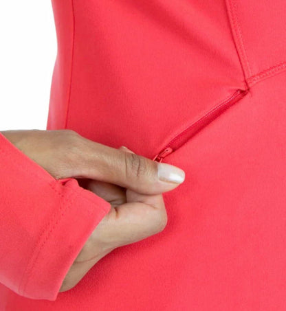 Spyder Women's Stretch Long Sleeve Zip Up Yoga Jacket with Thumb Holes (US, Alpha, XX-Large, Regular, Regular, Pink)