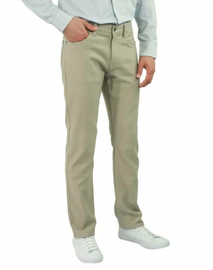 JACHS New York Mens Heavyweight Twill 5 Pocket Stretch Pant (US, Waist Inseam, 34, 34, Regular, Regular, Tan)