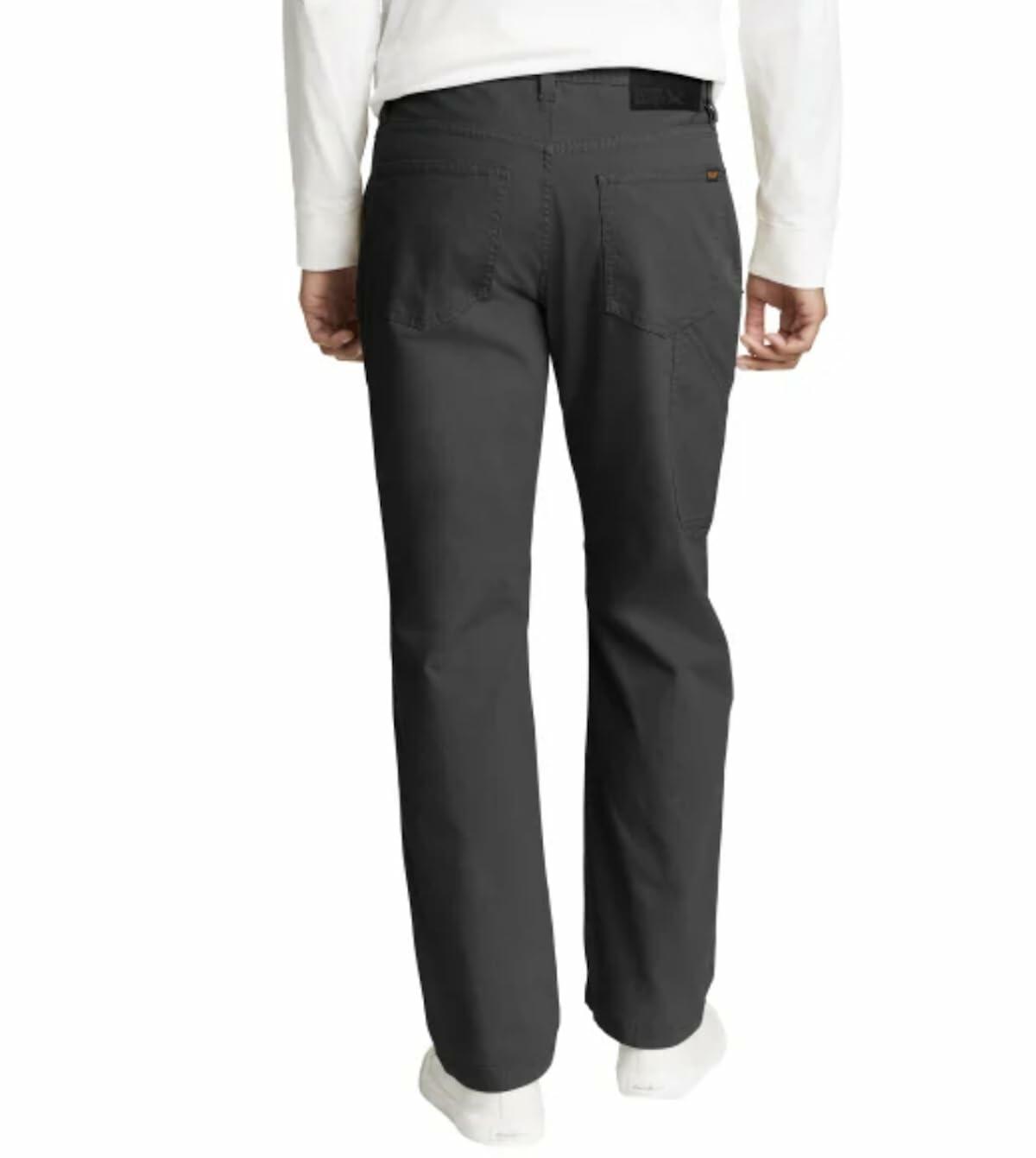Eddie Bauer Men�s Stretch Canvas Utulity Pant (US, Waist Inseam, 38, 34, Regular, Regular, Gray)