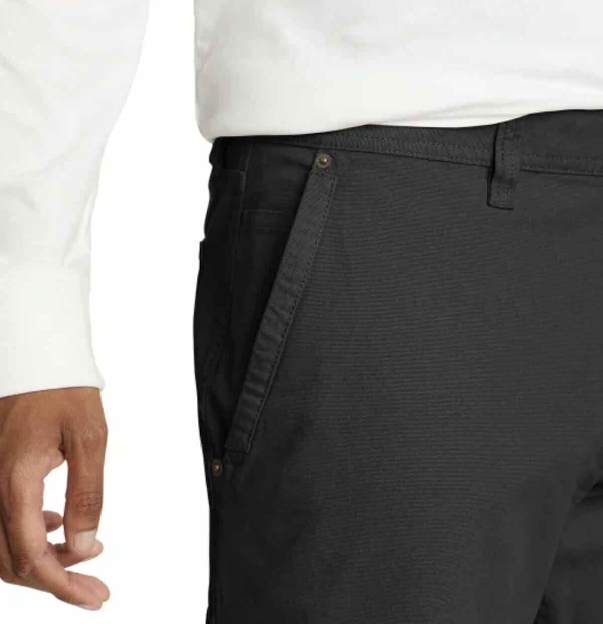 Eddie Bauer Men�s Stretch Canvas Utulity Pant (US, Waist Inseam, 38, 34, Regular, Regular, Gray)