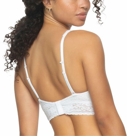Felina Womens 2 Pack Lightweight Signature Stretch Lace Bralette (US, Alpha, Medium, Regular, Regular, Black/White)