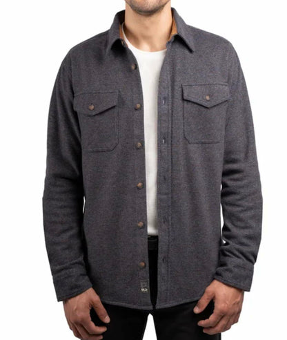 Jachs New York Men's Long Sleeve Button Up Brushed Flannel Shirt (US, Alpha, Small, Blue)