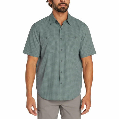Orvis Men's UPF 30 Relaxed Fit Quick-Dry Short Sleeve Woven (Green, Small)