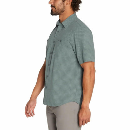 Orvis Men's UPF 30 Relaxed Fit Quick-Dry Short Sleeve Woven (Green, Small)