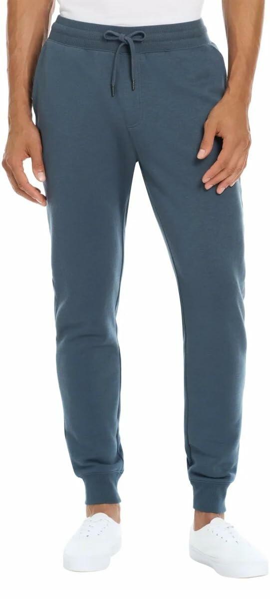 Hurley Mens Midweight Fleece Jogger (US, Alpha, Medium, Regular, Regular, Prussian Blue)