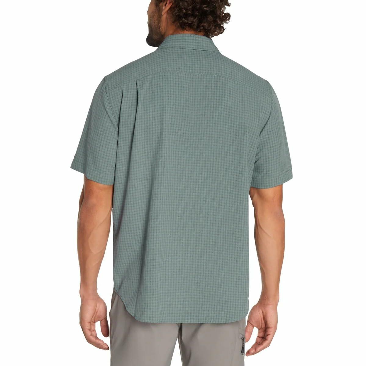 Orvis Men's UPF 30 Relaxed Fit Quick-Dry Short Sleeve Woven (Green, Small)