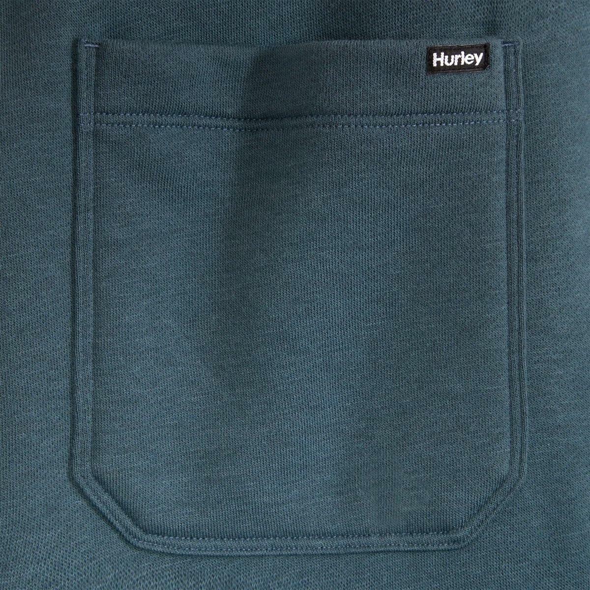 Hurley Mens Midweight Fleece Jogger (US, Alpha, Medium, Regular, Regular, Prussian Blue)