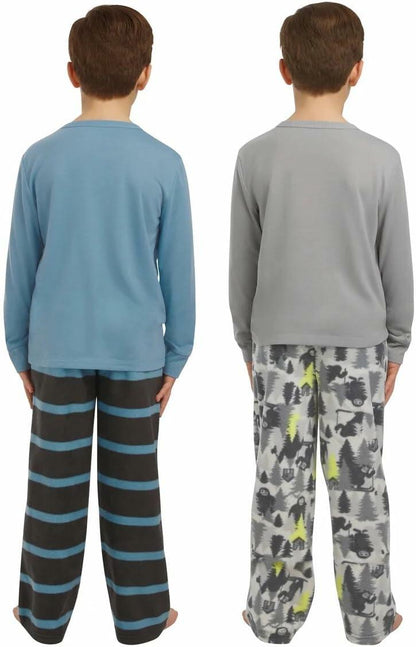 Eddie Bauer Kids 4-Piece Sleep Set (US, Alpha, Medium, Regular, Heritage Blue)