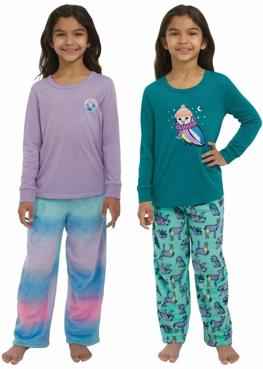 Eddie Bauer Kids 4-Piece Sleep Set (US, Alpha, Medium, Regular, Tahitian Tide)