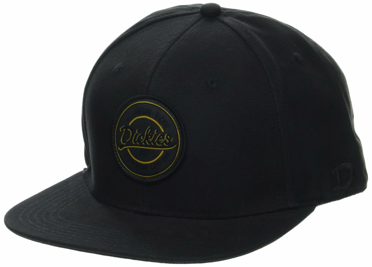 Dickies Men's Flat Bill Duck Cap, Black, AL