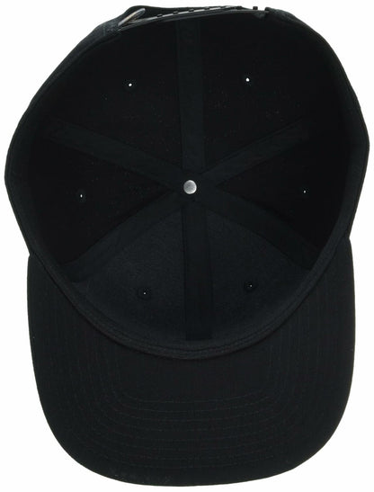 Dickies Men's Skateboarding Flat Bill Cap, Black, AL