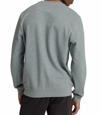 Puma Men's Long Sleeve Textured Crew Pullover Sweatshirt (US, Alpha, Small, Regular, Regular, Gray)