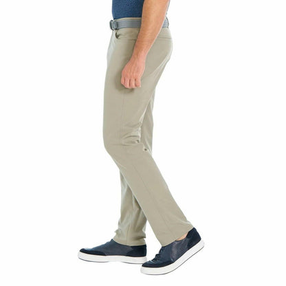 Greg Norman Men's Classic 5 Pocket 4-Way Stretch Pant (Green, 32W x 34L)