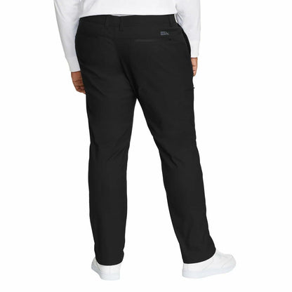 Eddie Bauer Men’s Fleece Lined Pants – Water Resistant, Lightweight Stretch Fabric, Zipper Pockets (Black, 30Wx29L)