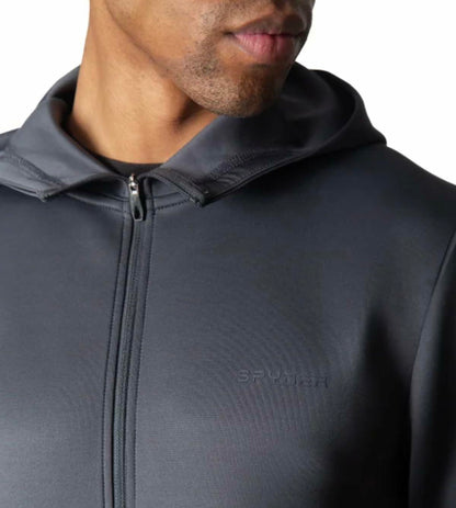 Spyder Active Men's Long Sleeve Stretch Full Zip Hoodie Jacket (US, Alpha, Medium, Regular, Regular, Black)