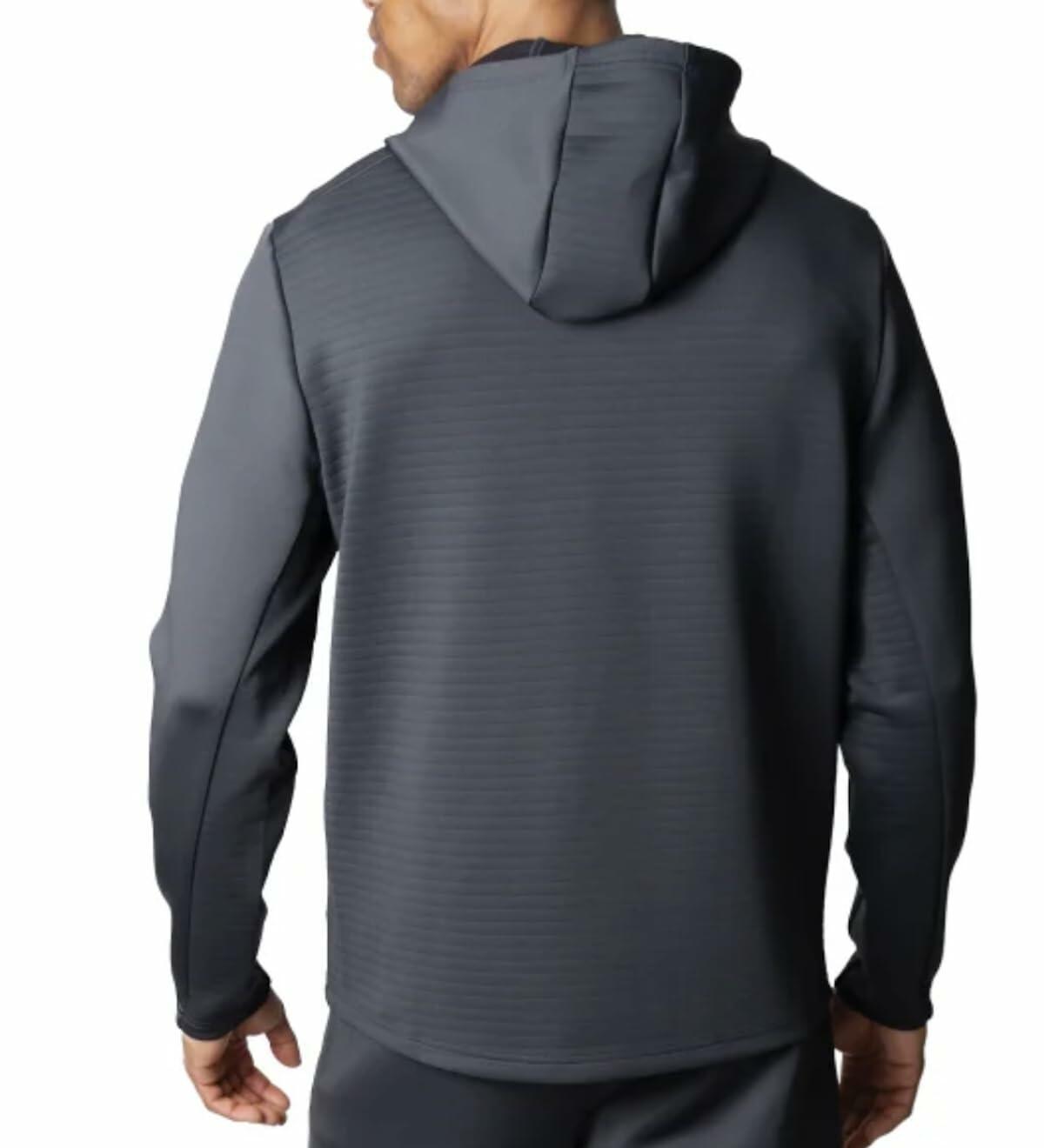 Spyder Active Men's Long Sleeve Stretch Full Zip Hoodie Jacket (US, Alpha, Medium, Regular, Regular, Black)