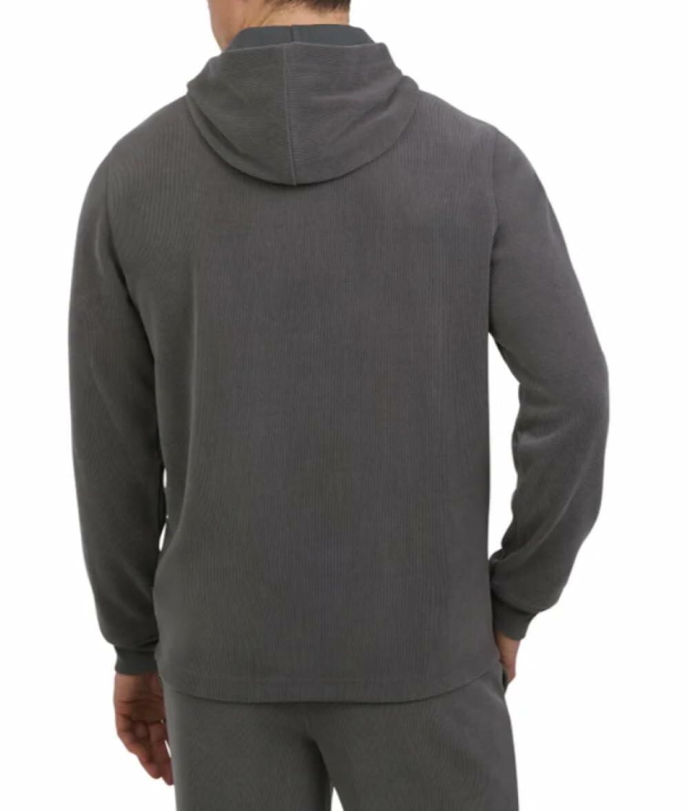 Eddie Bauer Men’s Everyday Pullover Lounge Hoodie (US, Alpha, Small, Regular, Regular, Gray)