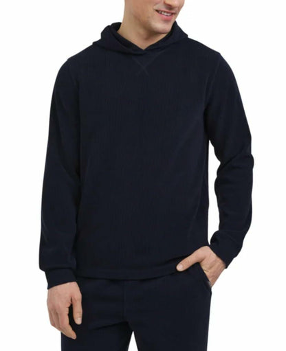 Eddie Bauer Men’s Everyday Pullover Lounge Hoodie (US, Alpha, Medium, Regular, Regular, Blue)