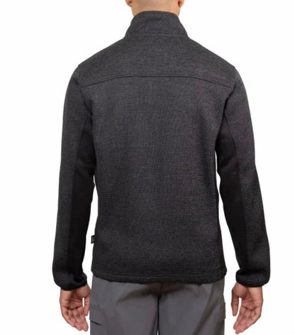 Spyder Men's Relaxed Fit Full Zip Jacket (US, Alpha, X-Large, Regular, Regular, Black)