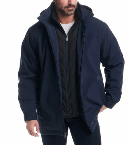 Weatherproof Men's Stetch Ultratech Windproof and Water Resistant Jacket (US, Alpha, XX-Large, Regular, Regular, Blue)