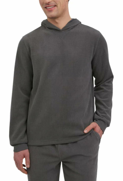 Eddie Bauer Men’s Everyday Pullover Lounge Hoodie (US, Alpha, Small, Regular, Regular, Gray)