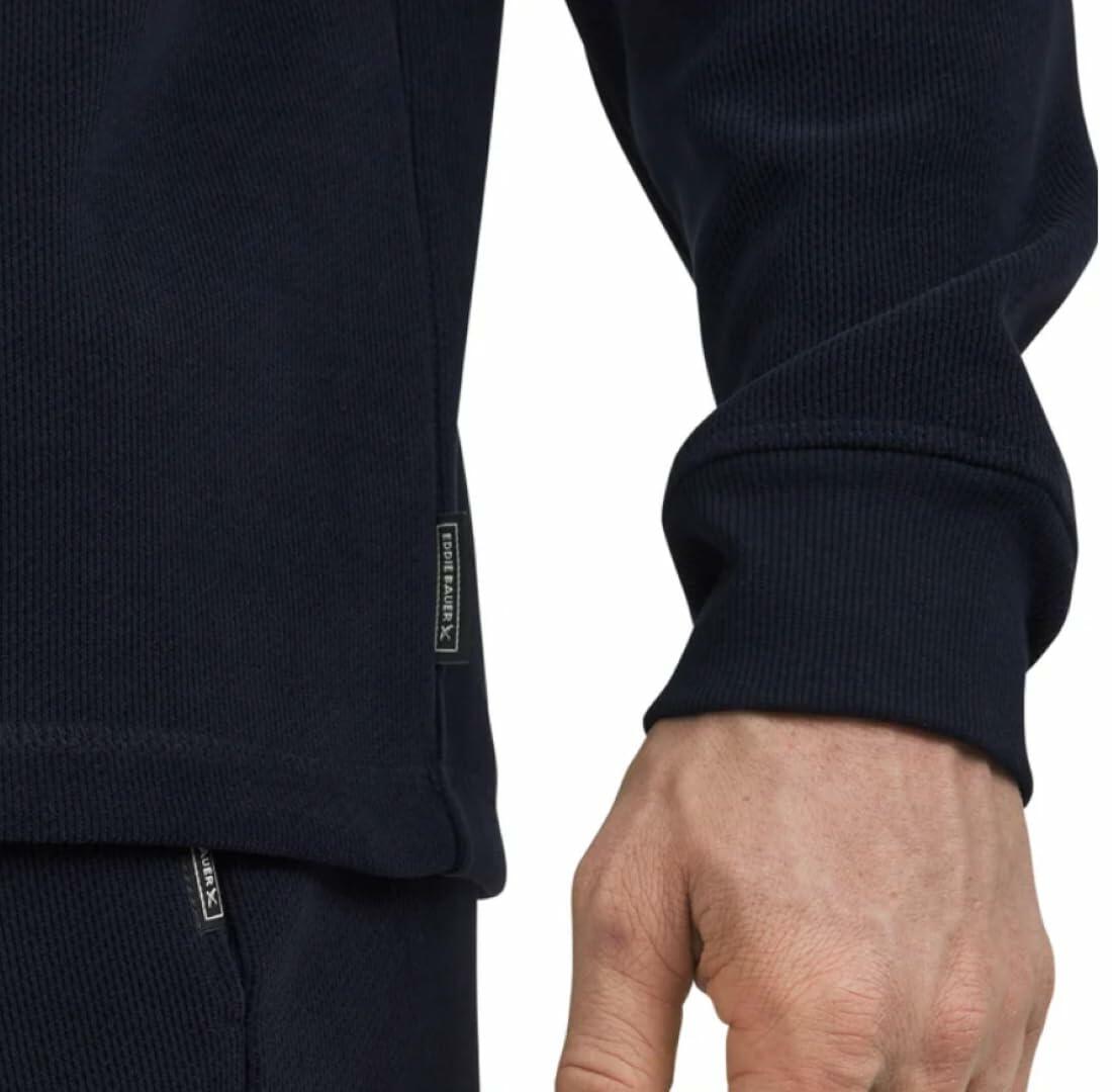 Eddie Bauer Men’s Everyday Pullover Lounge Hoodie (US, Alpha, Medium, Regular, Regular, Blue)