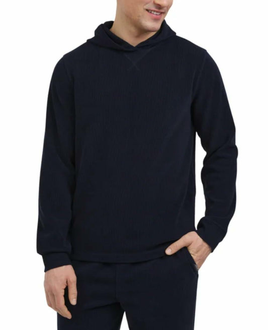 Eddie Bauer Men’s Everyday Pullover Lounge Hoodie (US, Alpha, Small, Regular, Regular, Blue)