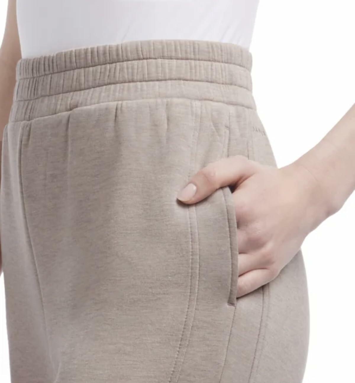 Danskin Women's Luxe Retro Jogger Pant (US, Alpha, X-Large, Regular, Regular, Brown (Chai Heather))