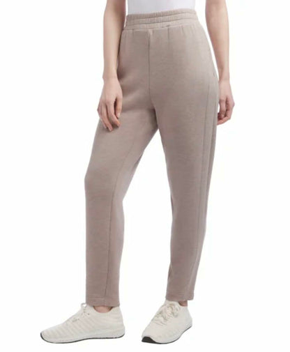 Danskin Women's Luxe Retro Jogger Pant (US, Alpha, X-Large, Regular, Regular, Brown (Chai Heather))