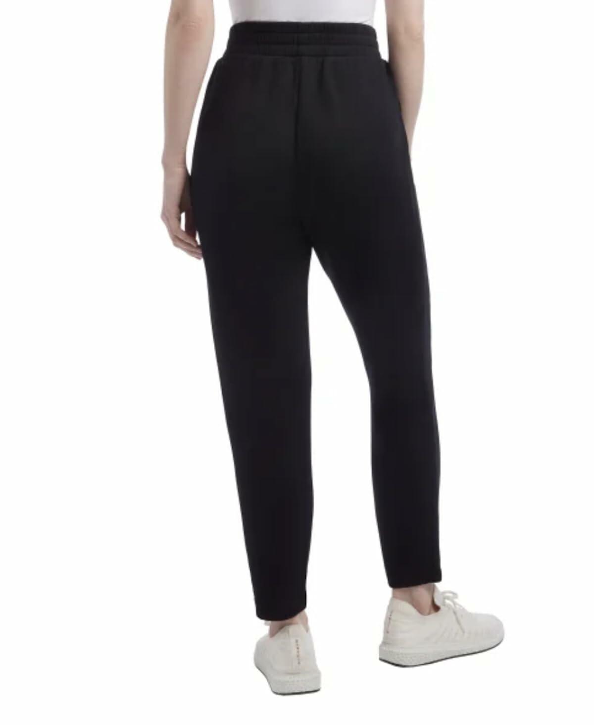 Danskin Women's Luxe Retro Jogger Pant (US, Alpha, X-Large, Regular, Regular, Black (Black Salt))
