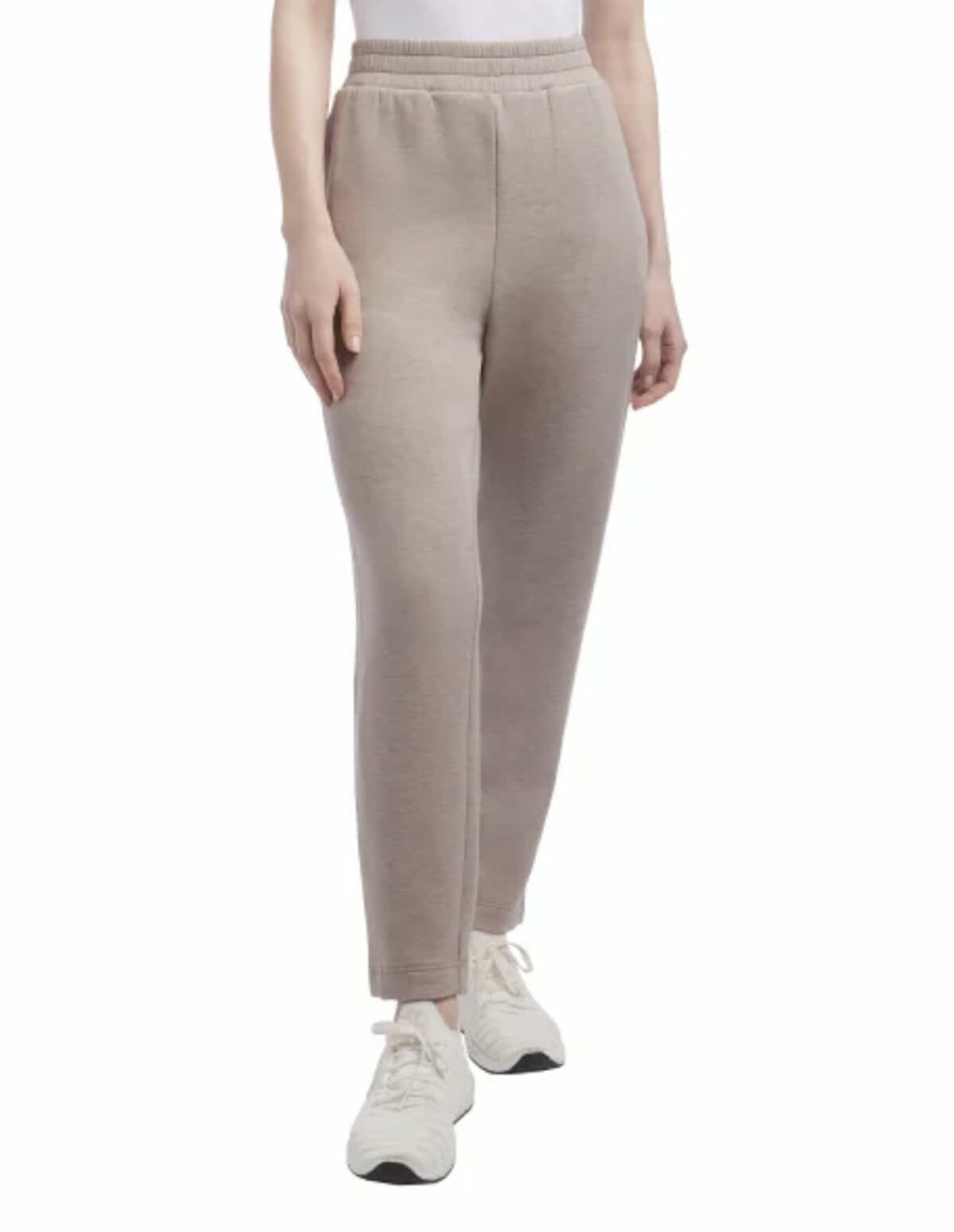 Danskin Women's Luxe Retro Jogger Pant (US, Alpha, X-Large, Regular, Regular, Brown (Chai Heather))