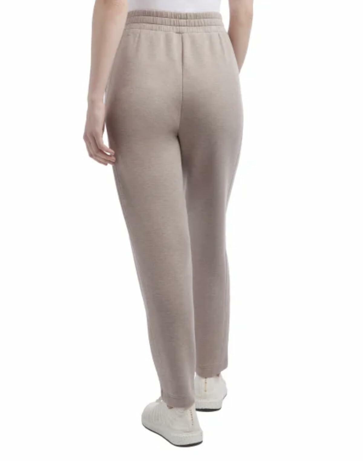 Danskin Women's Luxe Retro Jogger Pant (US, Alpha, X-Large, Regular, Regular, Brown (Chai Heather))