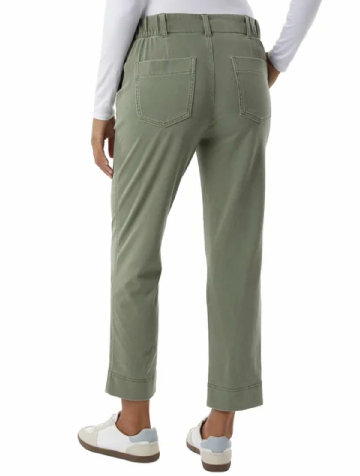 32 Degrees Cool Women's Stretch Twill Ankle Length Cropped Pant (US, Alpha, XX-Large, Regular, Regular, Green (Olive))