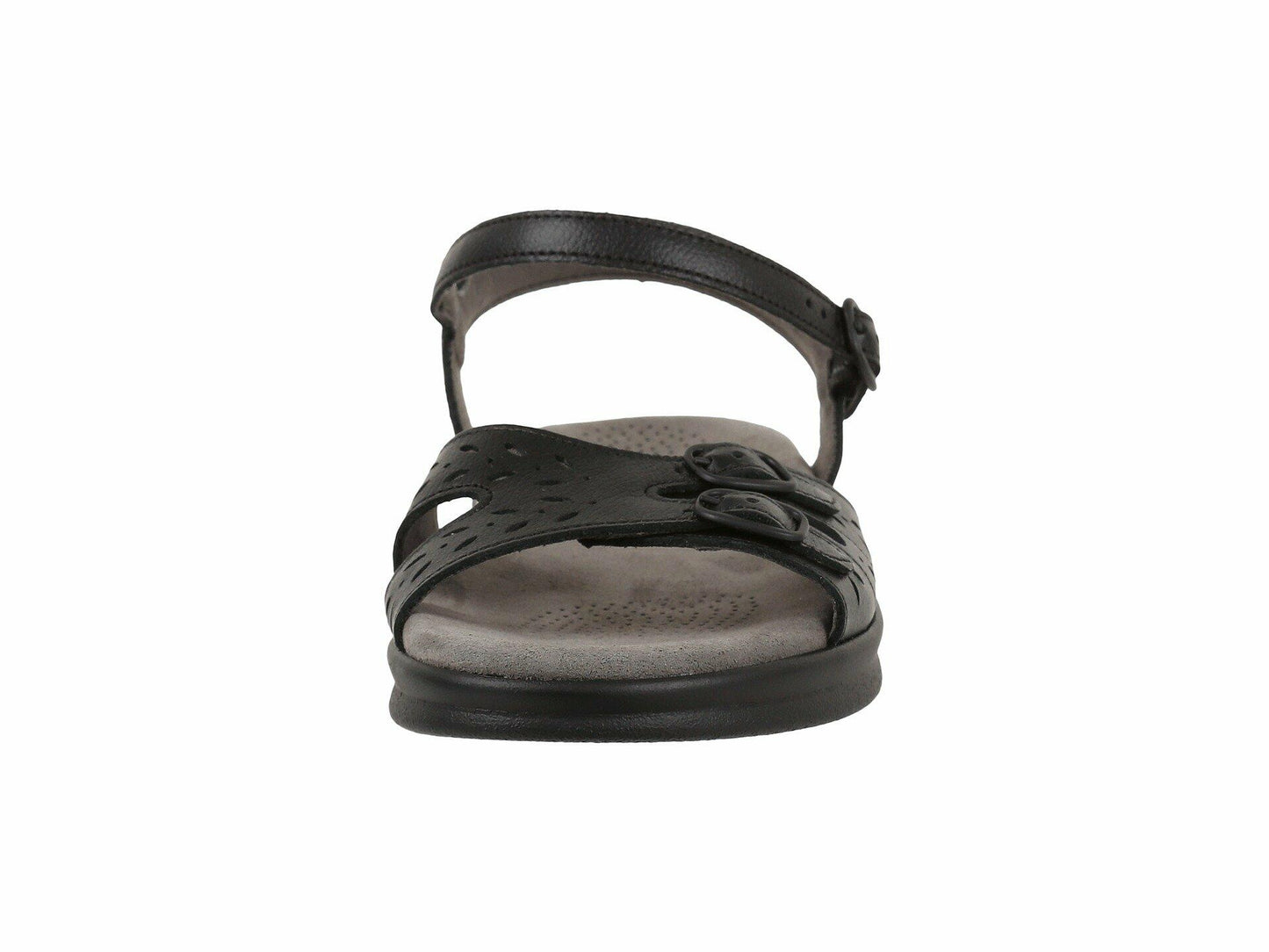 SAS Duo Adjustable Comfort Sandal Black 5 W - Wide (C)