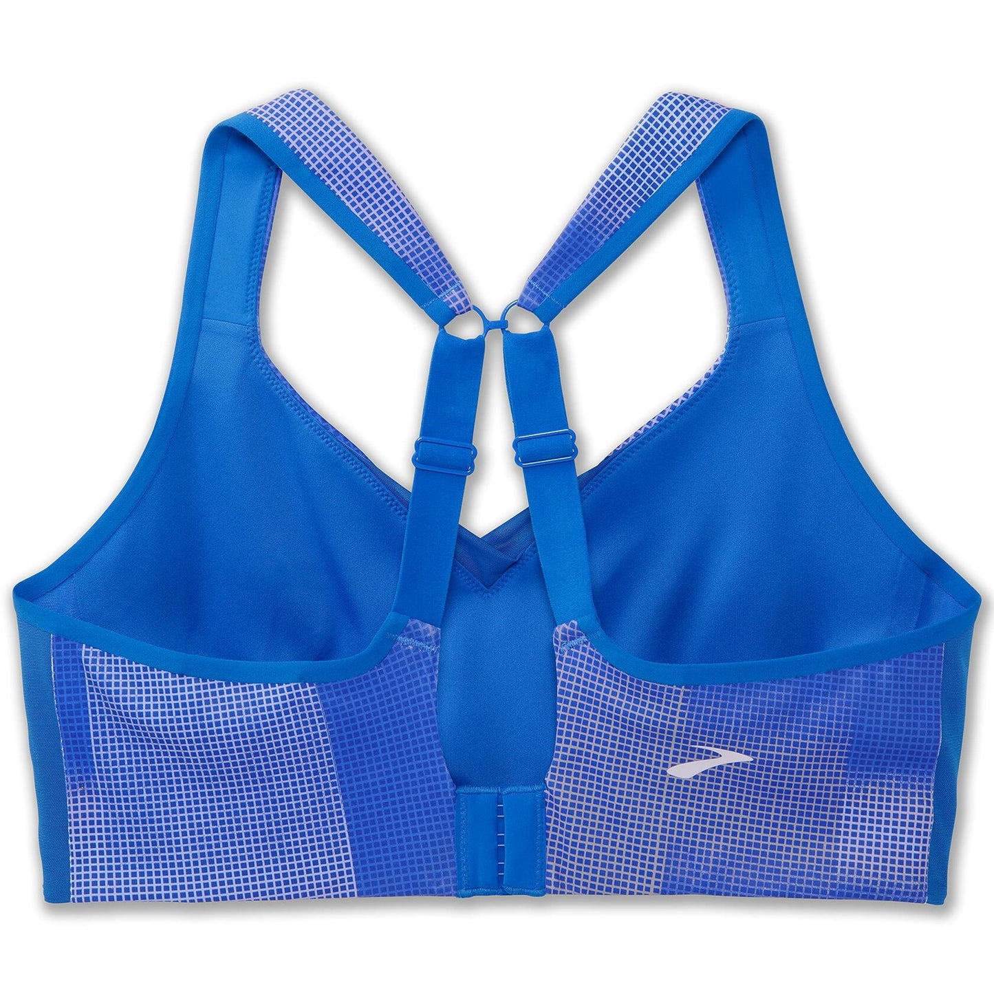Brooks Women's Convertible Sports Bra for High Impact Running, Workouts & Sports with Maximum Support - Bluetiful Altitude Print - 38 DD