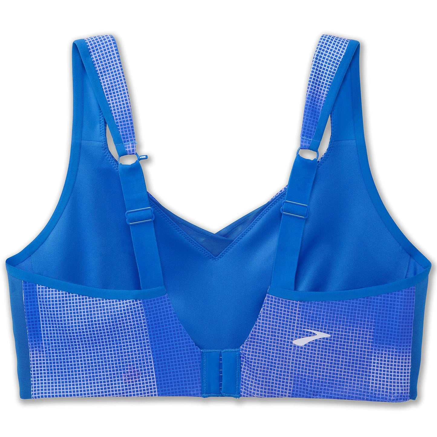 Brooks Women's Convertible Sports Bra for High Impact Running, Workouts & Sports with Maximum Support - Bluetiful Altitude Print - 38 DD